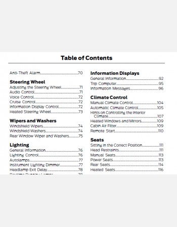 ford focus 2017 owners manual